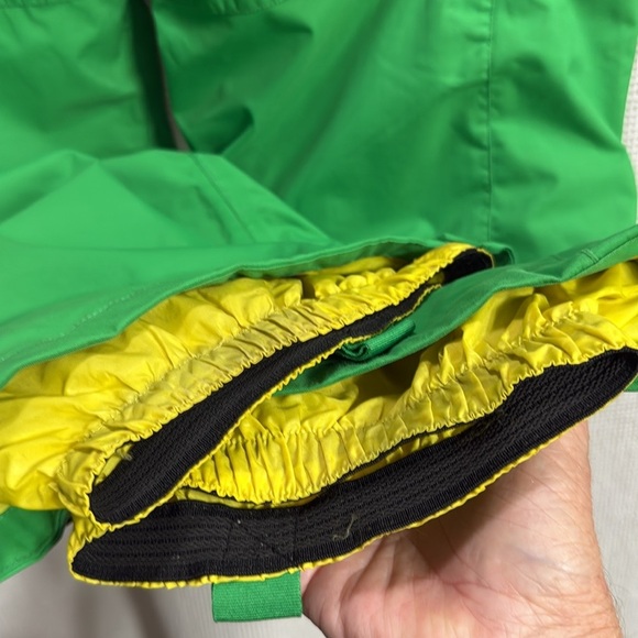 Sessions Supreme Gridlock Snowboard Pants Green/Yellow SZ M unisex bright winter - Picture 8 of 9